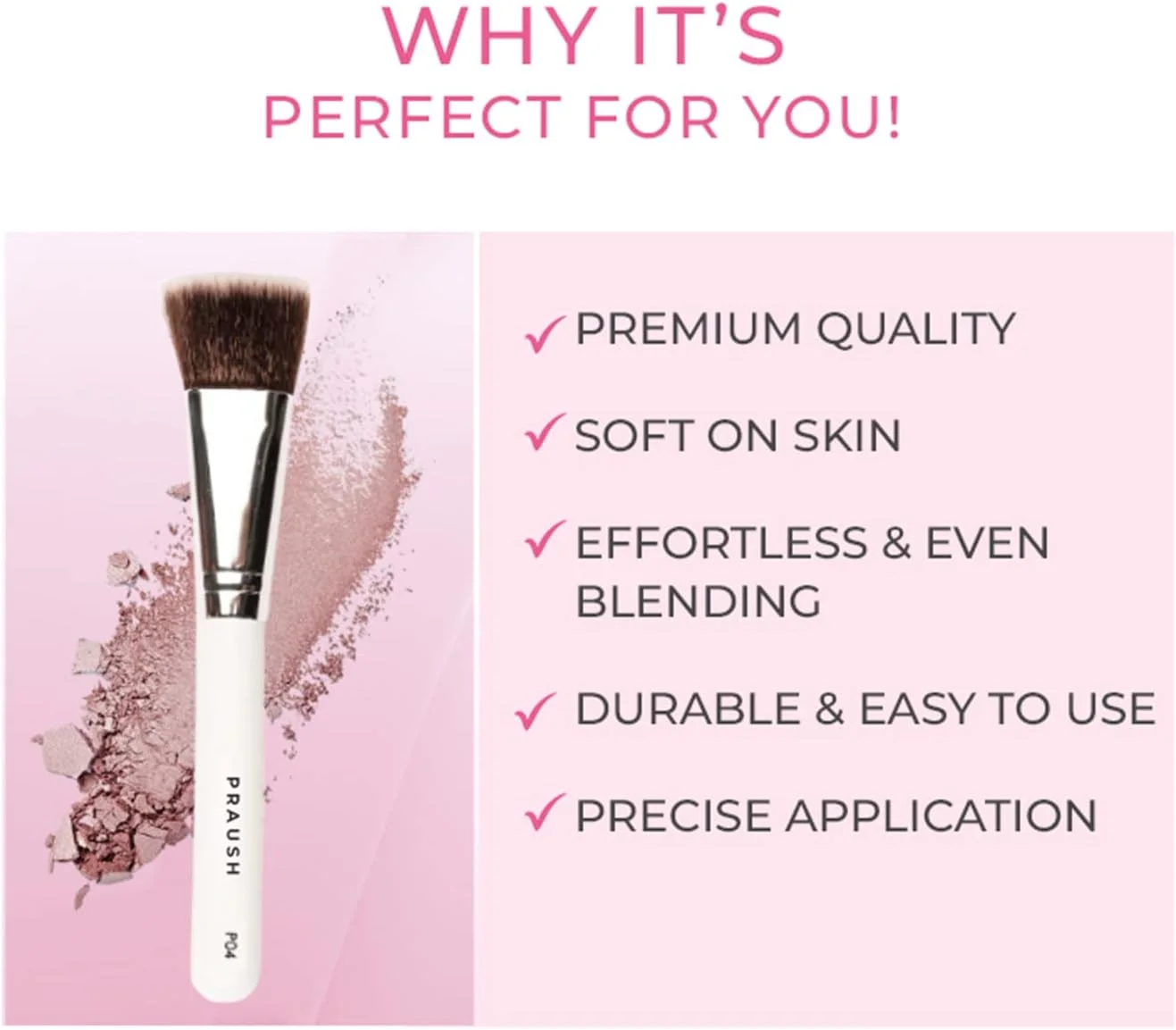 براش کانتور تخت حرفه ای پراوش بیوتی (نام سابق: Plume) مدل P04