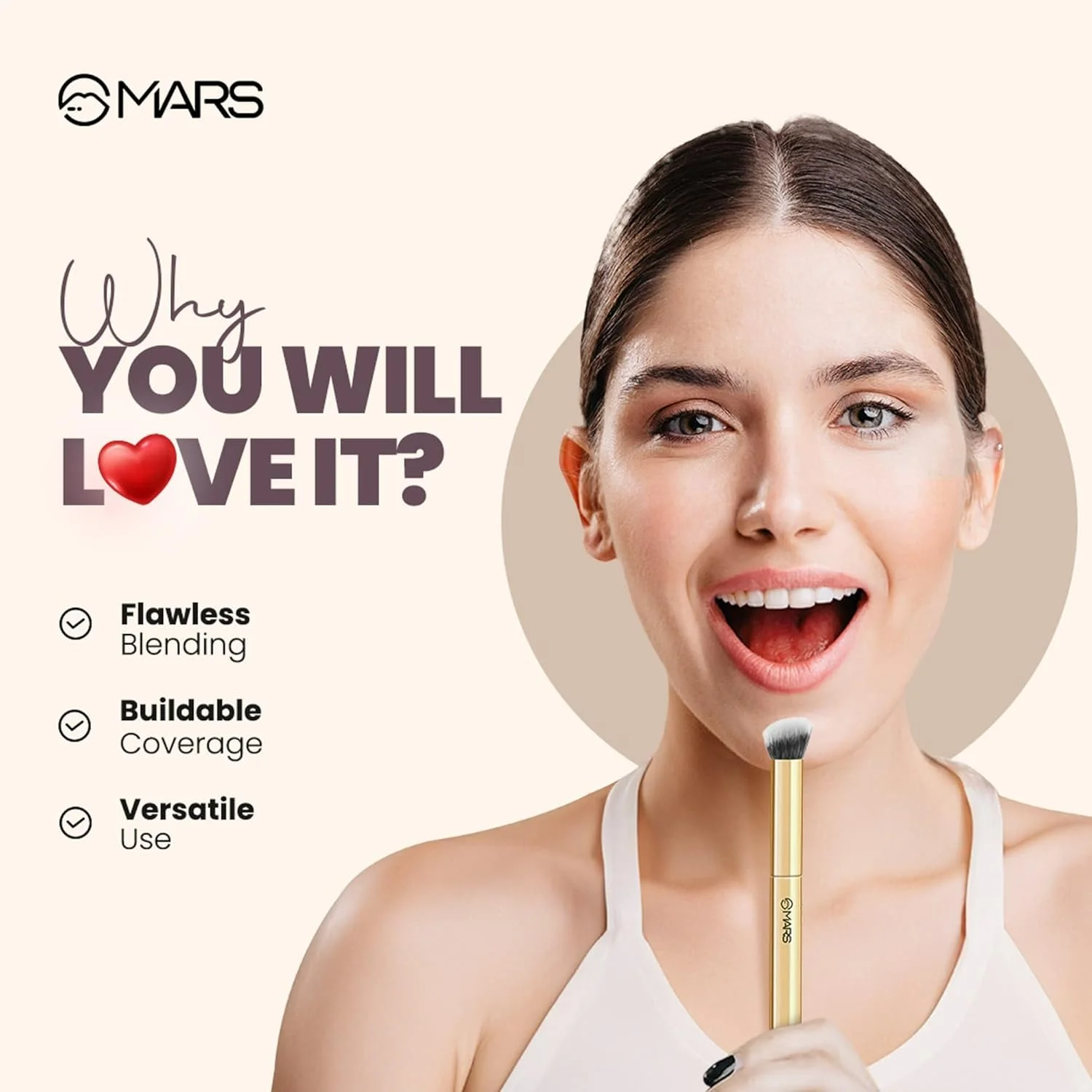 براش زاویه دار پرداخت هنرمند | کانتورینگ و ترکیب دقیق | موهای مصنوعی نرم | عملکرد چند منظوره | دسته ارگونومیک برای استفاده آسان | بسته بندی لوکس (طلایی)