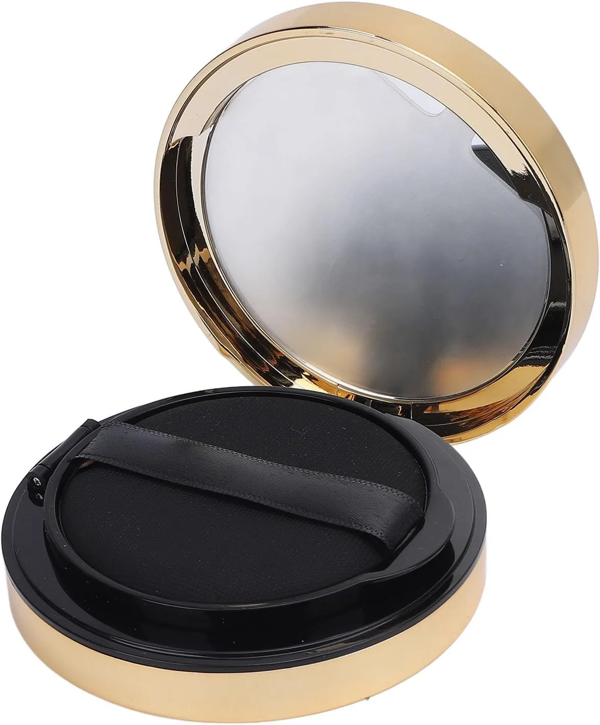 جعبه پد هوا قابل حمل، ظرف خالی پودر آرایشی، جعبه آرایش لوازم آرایشی، ظرف کرم BB با آینه، پد پودری، گیره، کاردک