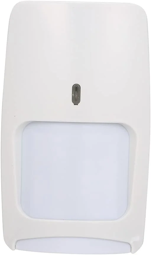 دتکتور حرکتی مادون قرمز و مایکروویو دوگانه سیمی ertg، سنسور حرکتی PIR نصب شده روی دیوار، دارای قابلیت عدم تشخیص حیوانات خانگی برای سیستم دزدگیر اماکن