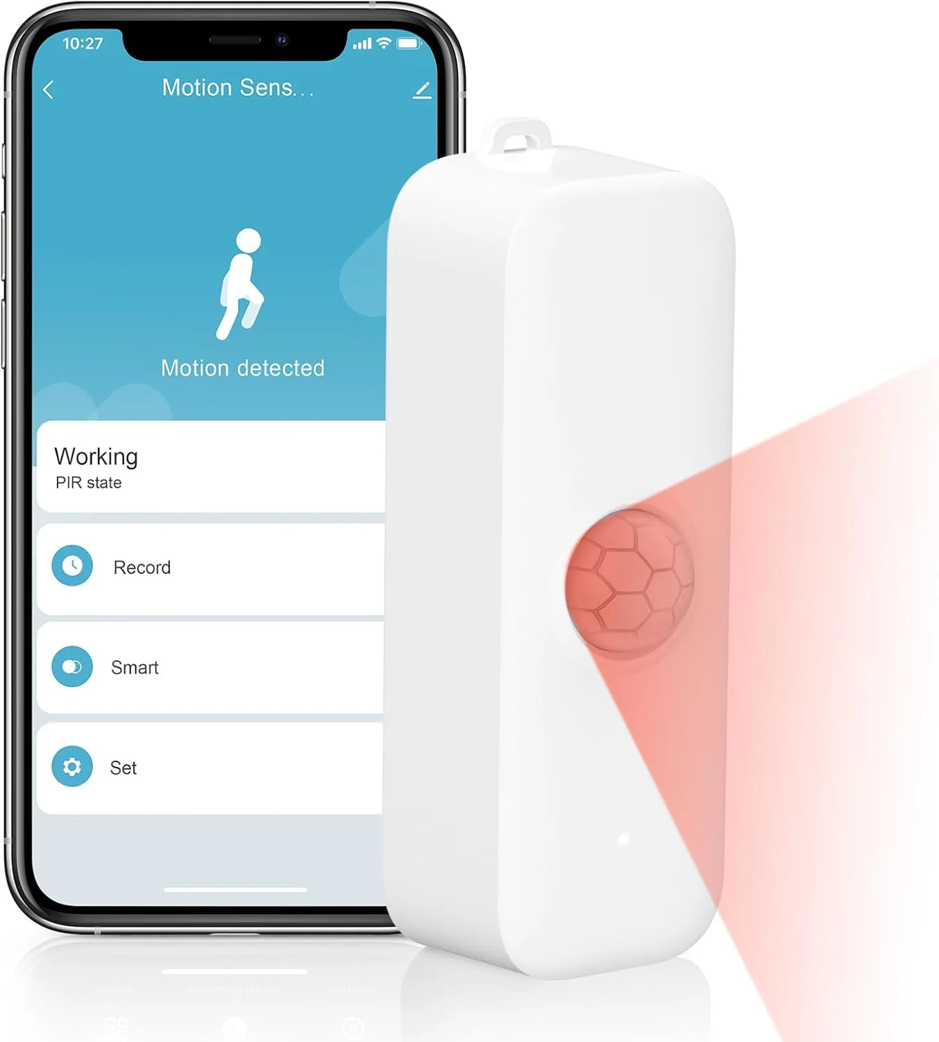 سنسور حرکتی وای فای eMylo، ردیاب حرکتی هوشمند، سنسورهای حرکتی مادون قرمز، سیستم امنیتی خانه، ردیاب حرکتی PIR، هشدار اعلان برنامه، سازگار با برنامه Smart Life سنسور حرکتی وای فای eMylo، ردیاب حرکتی هوشمند، سنسورهای حرکتی مادون قرمز، سیستم امنیتی خانه، ردیاب حرکتی PIR، هشدار اعلان برنامه، سازگار با برنامه Smart Life