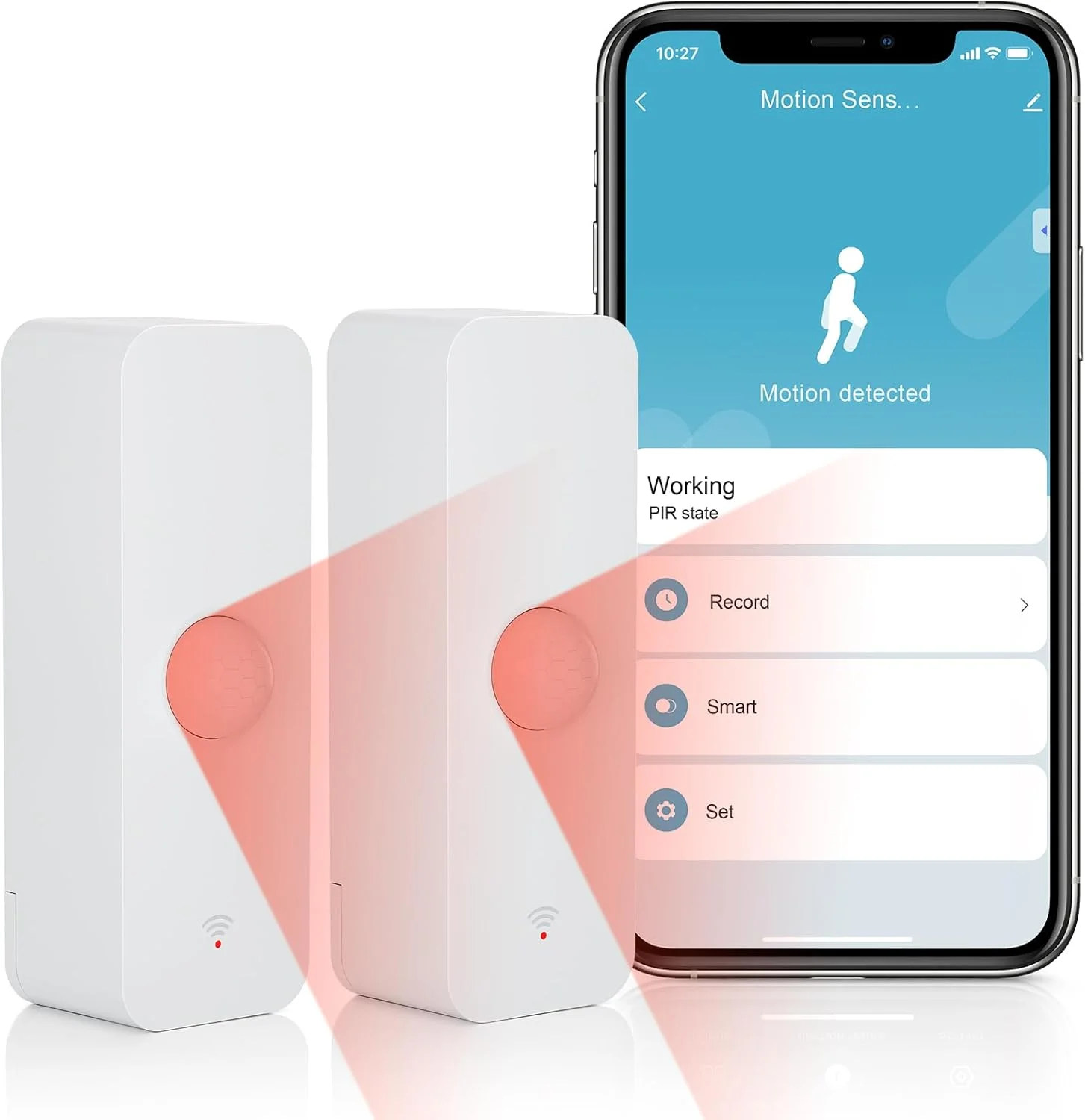 سنسور حرکتی وای فای eMylo، ردیاب حرکتی هوشمند، سیستم امنیتی سنسور حرکتی داخلی برای خانه، سازگار با برنامه Smart Life، سازگار با الکسا و دستیار گوگل (2 عدد) سنسور حرکتی وای فای eMylo، ردیاب حرکتی هوشمند، سیستم امنیتی سنسور حرکتی داخلی برای خانه، سازگار با برنامه Smart Life، سازگار با الکسا و دستیار گوگل (2 عدد)