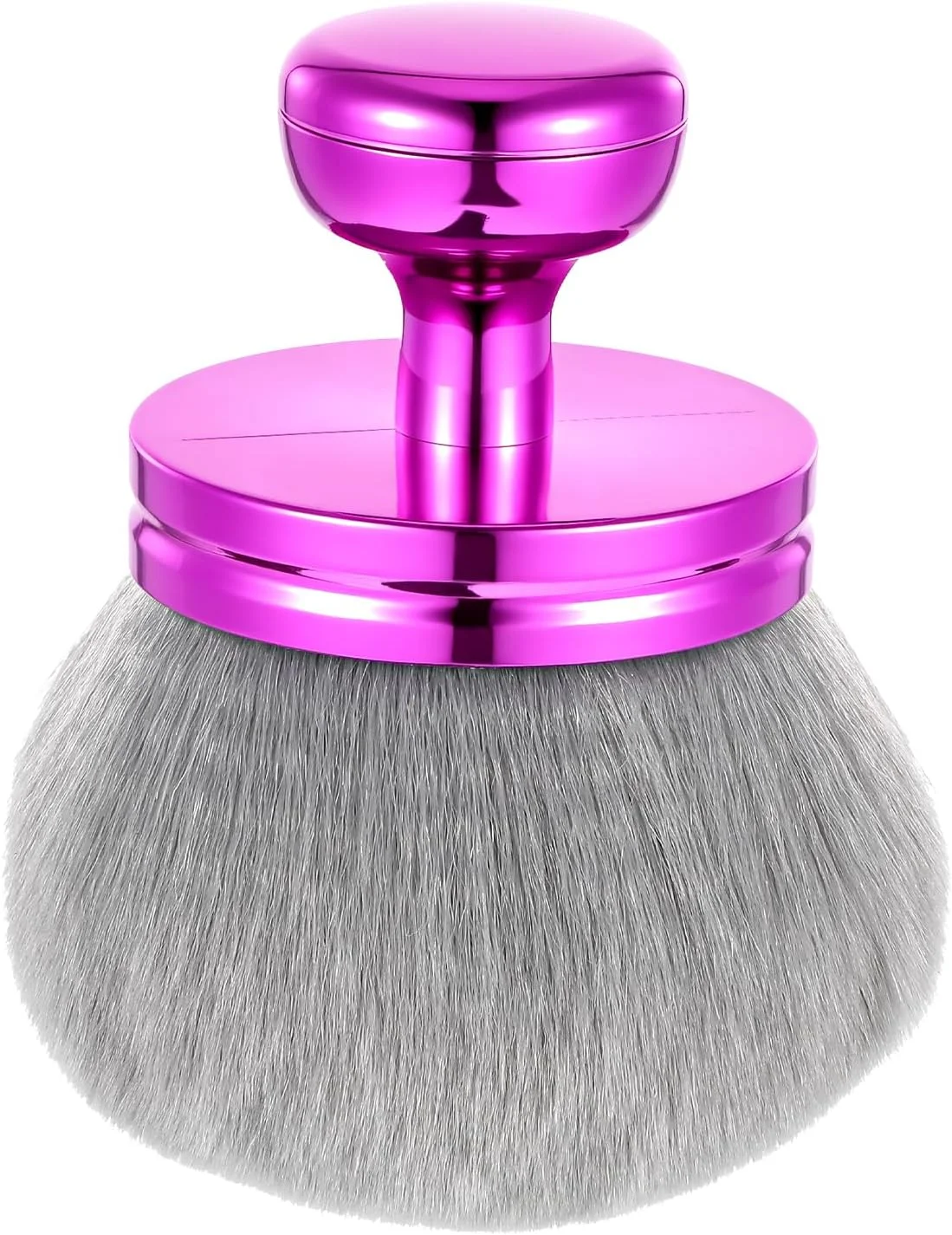 MBAIYO برس برنزه کننده فوق العاده بزرگ، برس آرایشی بدن برای برنزه کننده خودکار، برس پهن برای آرایش، ابزار ترکیب فونداسیون بیضی شکل، اپلیکاتور پشت برنزه کننده، ابزار آرایشی صورت و بدن