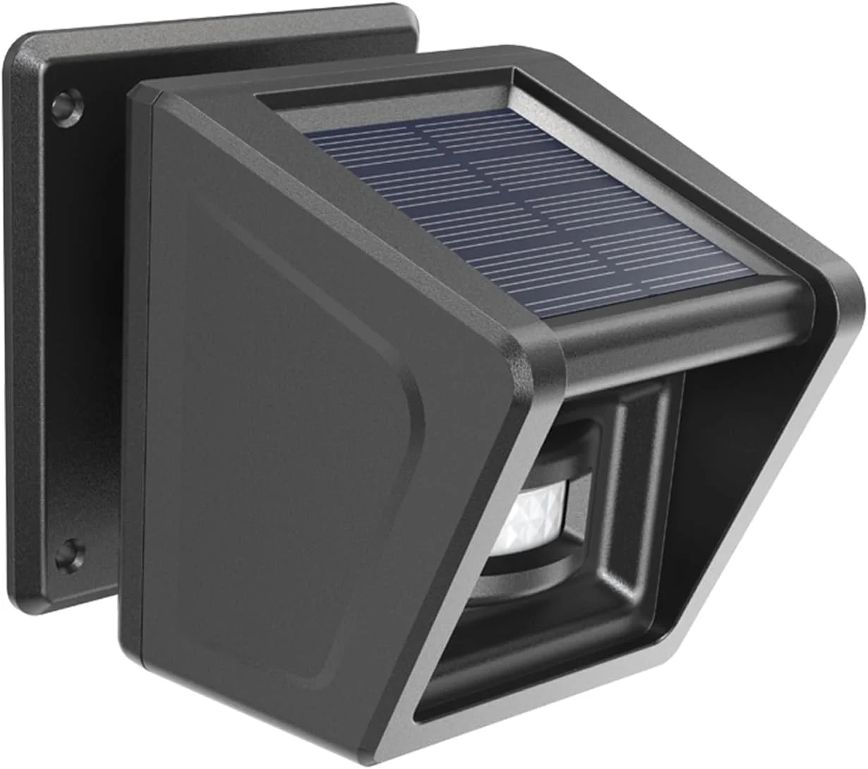 آلارم درب ورودی - برد بلند و 30 زنگ بی‌سیم با حسگر حرکتی خورشیدی - آلارم خورشیدی درب ورودی ضد آب و هوا IP65 - سیستم هشدار امنیتی خانه - محافظت از اموال داخلی و خارجی (1 حسگر)