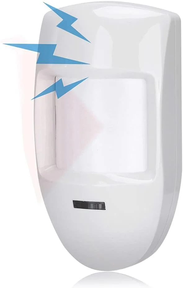 دتکتور حرکتی PIR دوگانه سیمی 12 ولت، آلارم حسگر مادون قرمز، سیستم آلارم امنیتی خانه برای فروشگاه ها/خانه ها/ساختمان های اداری/کارخانه ها.