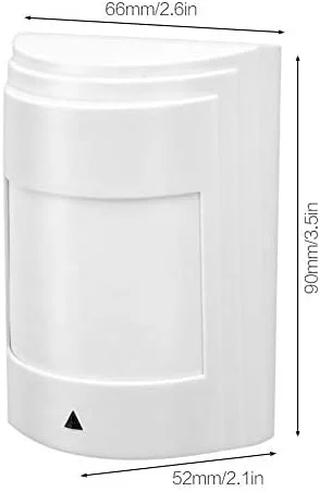 آشکارساز حرکتی PIR دمرس، سنسور حرکتی مادون قرمز غیرفعال سیمی، سیستم امنیتی هشدار دزدگیر 12 ولت