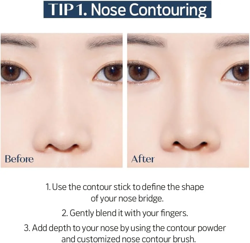 کانتور استیک برنزر اتود ریبورن میکر - رنگ سرد | ایجاد فرم و مشخص کردن طبیعی | فرمول کرمی برای ترکیب یکپارچه | استیک کانتور چند منظوره برای صورت | آرایش کره‌ای، کی‌بیوتی