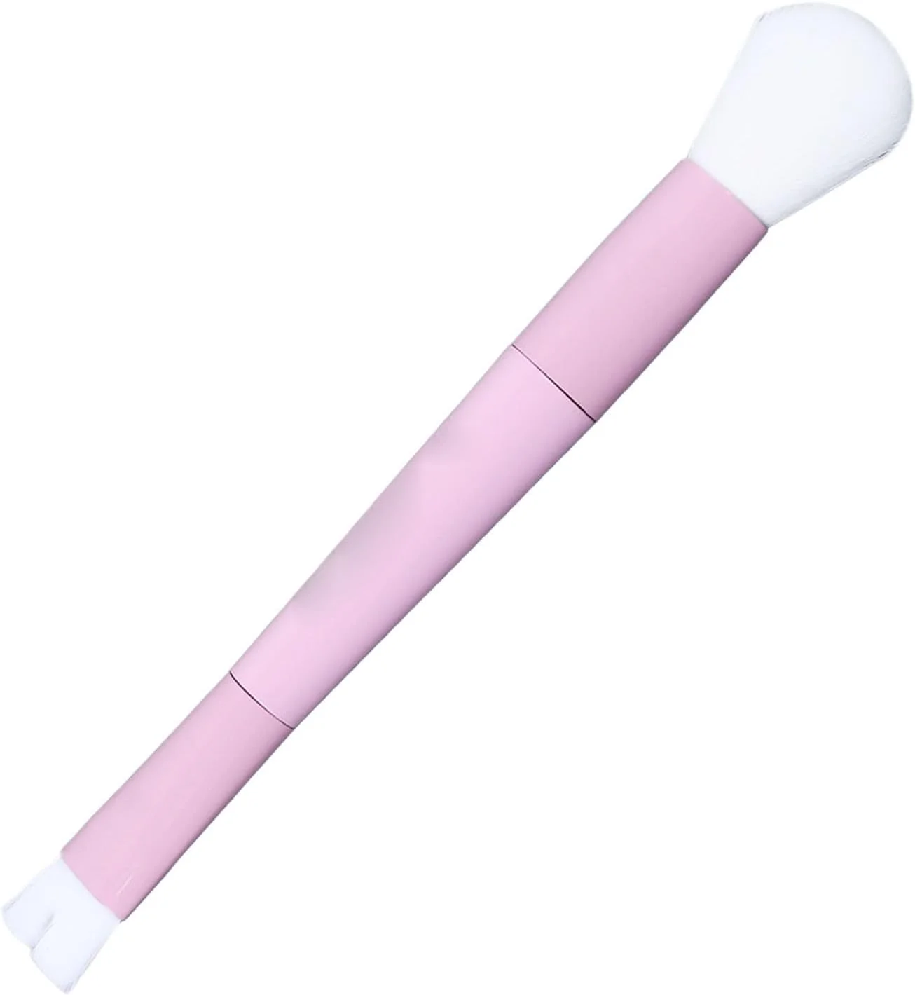 براش آرایشی بینی Haofy مدل U شکل، برس بینی با دو سر برای مدل سازی و مشخص کردن دقیق، برس های دو طرفه، 6.9 اینچ