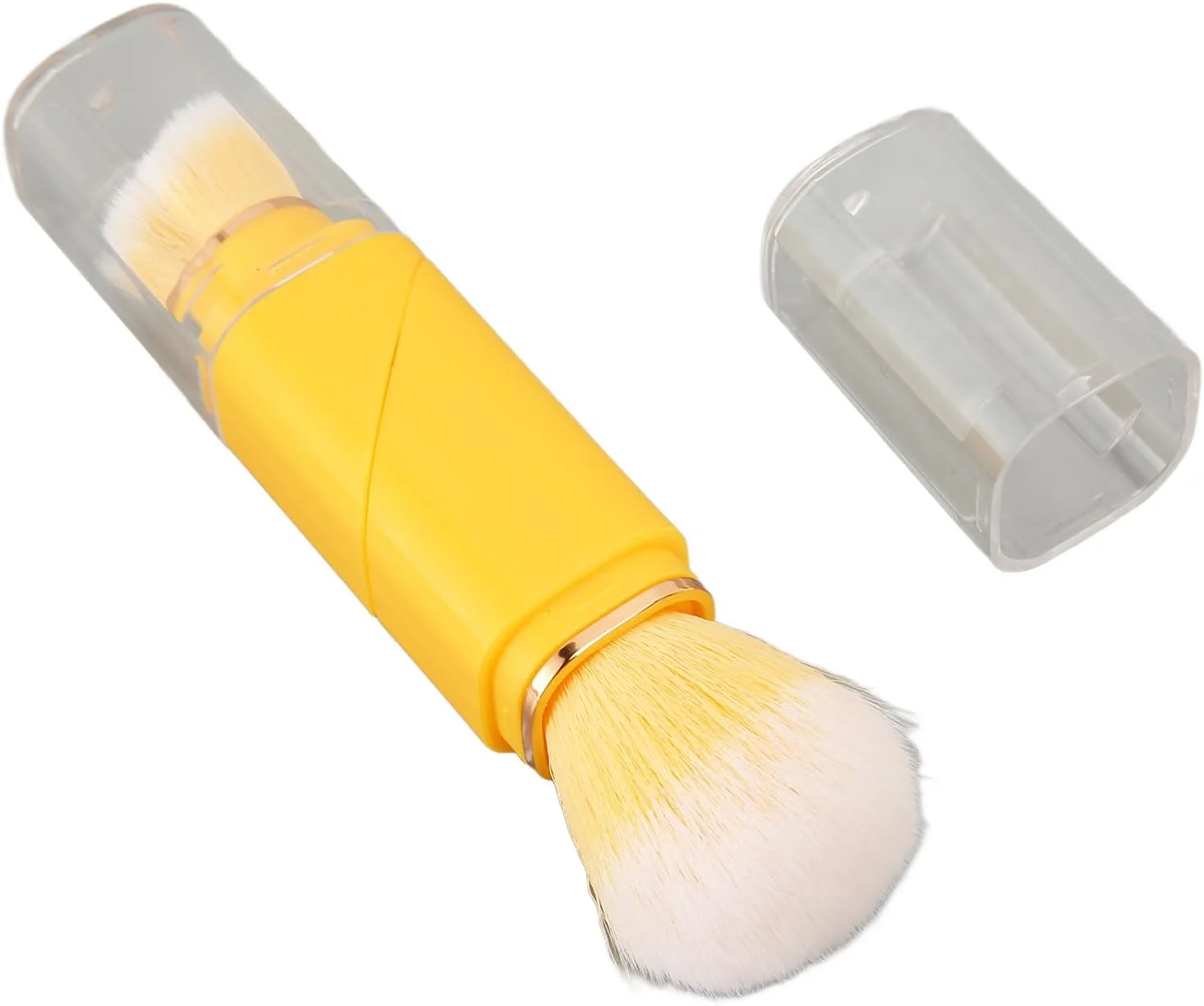 براش آرایشی دو سر، براش 2 در 1 دو طرفه سازگار با پوست، قدرت جذب پودر بالا برای استفاده روزانه