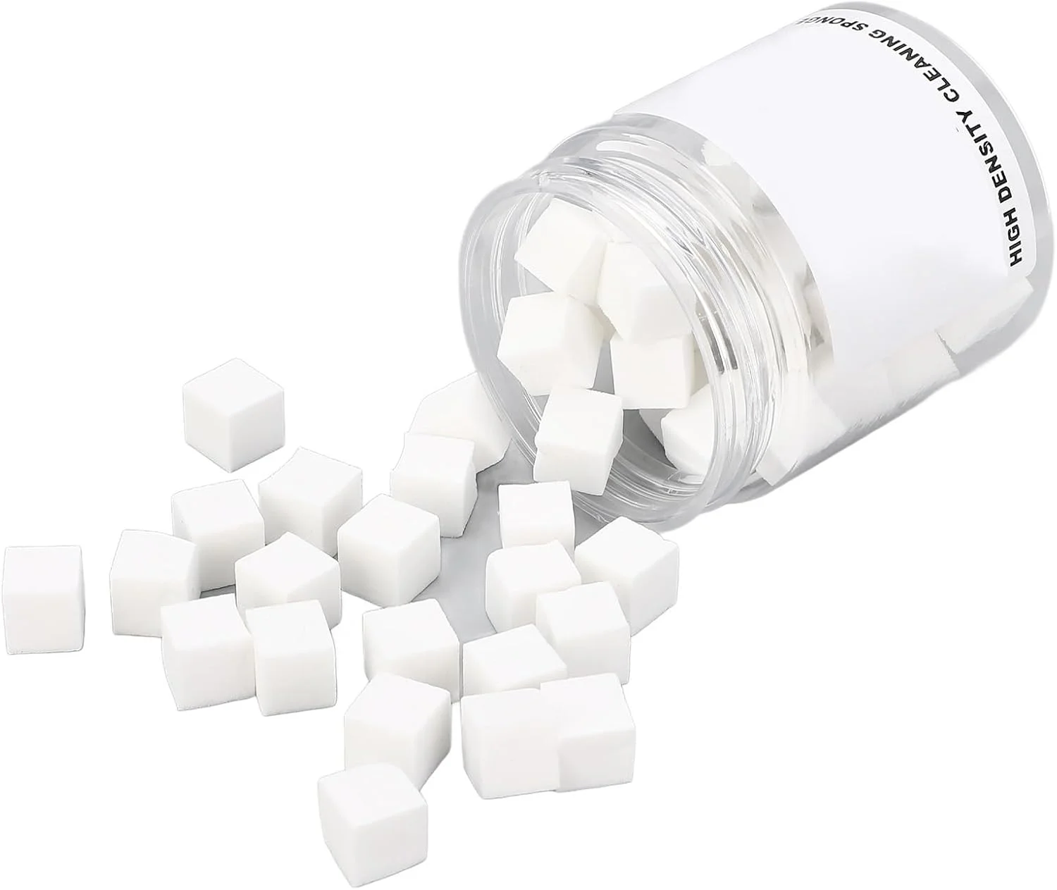 50 عدد اسفنج نرم طراحی ناخن با تراکم بالا به همراه قلم نقره ای برای طراحی آمبره ناخن، ایجاد الگوهای هنری آمبره نوری و هاله