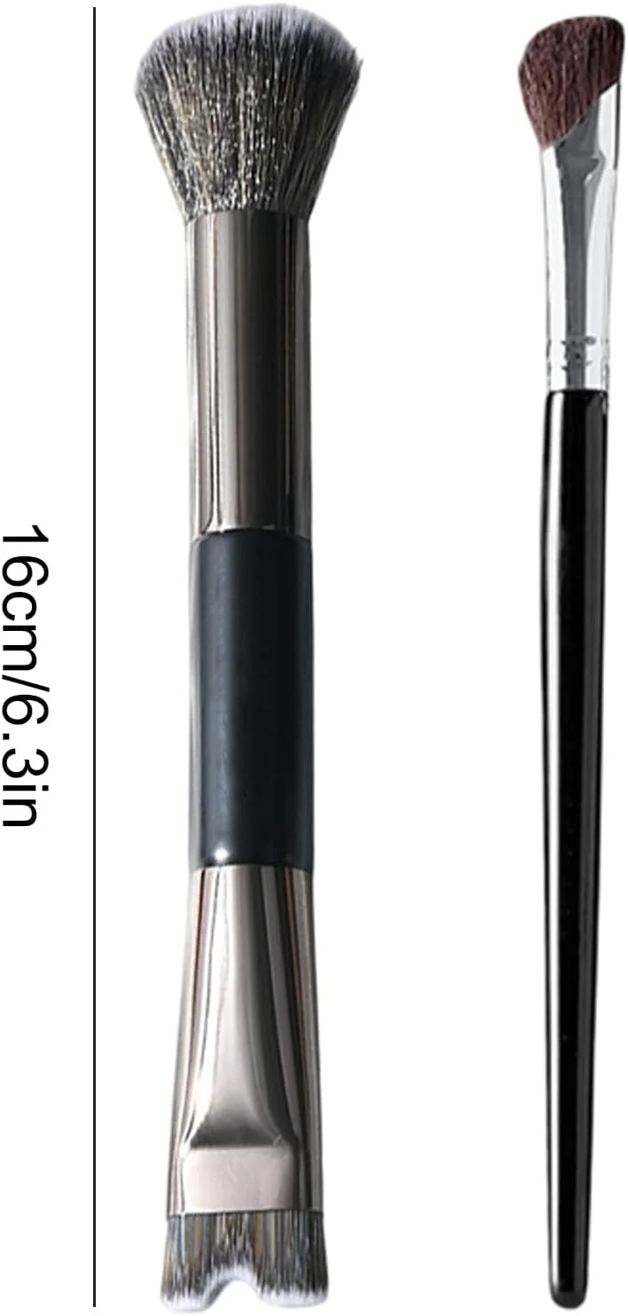 براش کانتور بینی، براش کانتورینگ بینی، ابزار آرایشی با موهای مصنوعی U شکل برای ترکیب سایه چشم، پخش کردن و فرم دادن