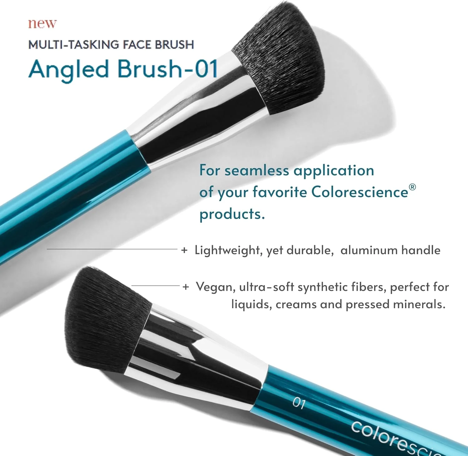 براش زاویه دار صورت کولورساینس پروفشنال - 01 براش زاویه دار صورت کولورساینس پروفشنال - 01