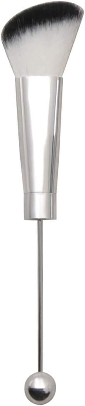 براش آرایشی مهره دار با دسته فلزی و موهای نرم برای کانتورینگ حرفه ای، براش چند منظوره براش آرایشی مهره دار با دسته فلزی و موهای نرم برای کانتورینگ حرفه ای، براش چند منظوره