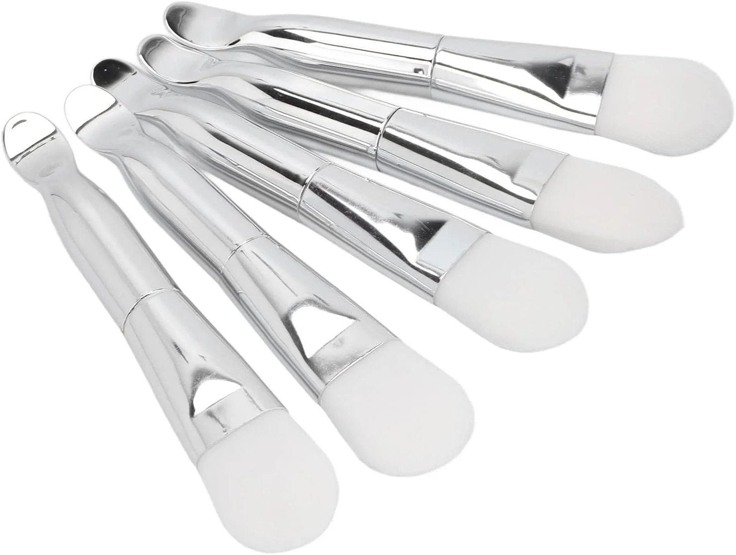 براش صورت، اپلیکاتور سبک ماسک صورت، مناسب برای استفاده در هنگام خواب، پخش یکنواخت، 5 عدد مناسب برای لوسیون بدن