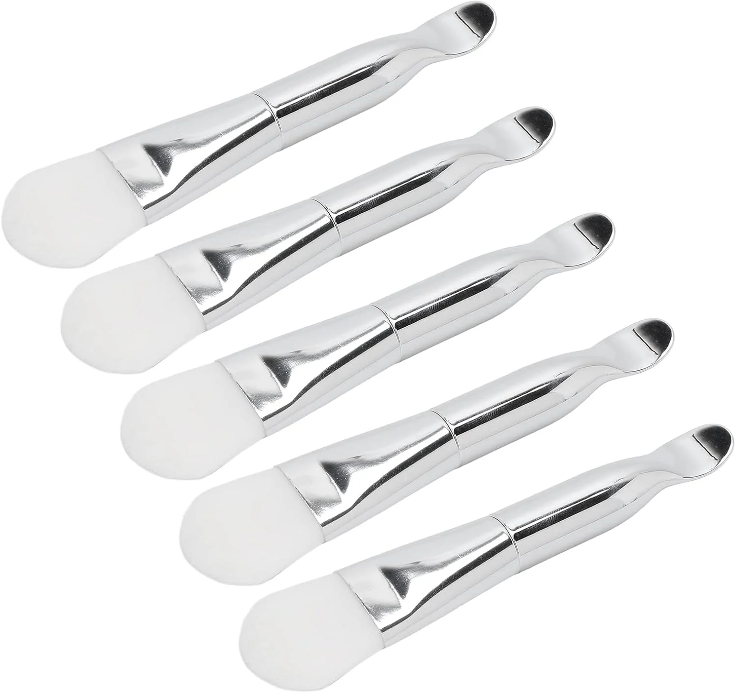 براش صورت، اپلیکاتور سبک ماسک صورت، مناسب برای استفاده در هنگام خواب، پخش یکنواخت، 5 عدد مناسب برای لوسیون بدن