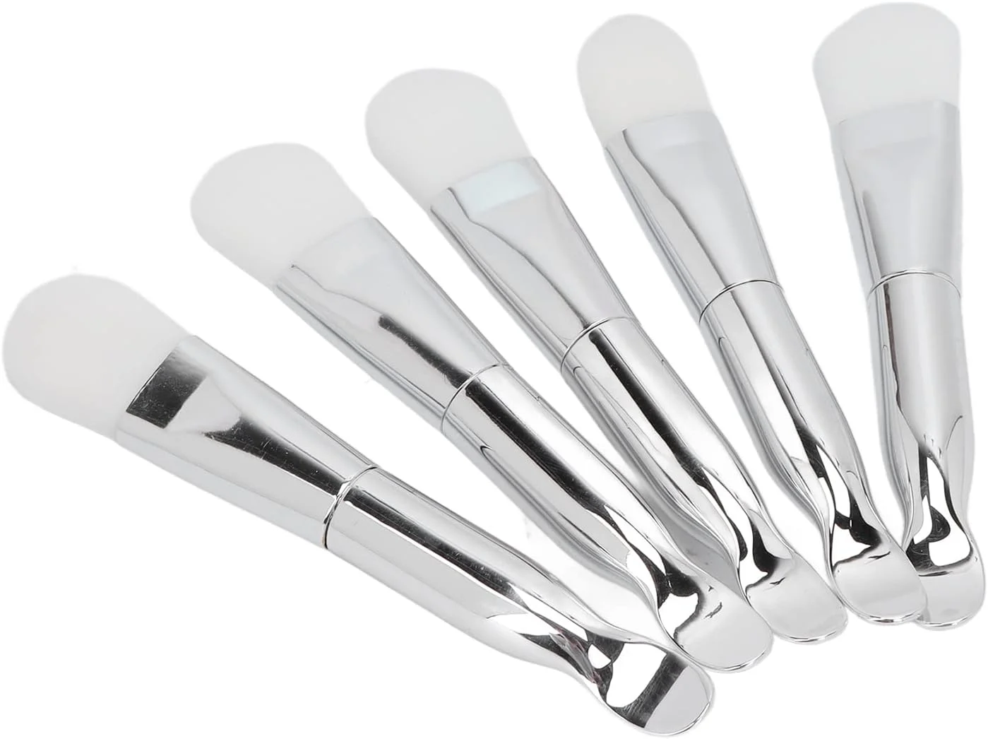 براش صورت، اپلیکاتور سبک ماسک صورت، مناسب برای استفاده در هنگام خواب، پخش یکنواخت، 5 عدد مناسب برای لوسیون بدن