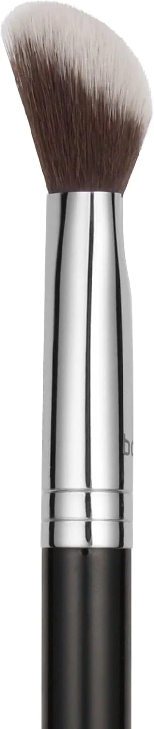 براش آرایشی حرفه ای Bdellium Tools - سری Maestro 963 BDHD Phase II xs - با الیاف مصنوعی کاملا گیاهی، برای ترکیب دقیق، برجسته سازی، کانتورینگ و نرم کردن (مشکی، 1 عدد)