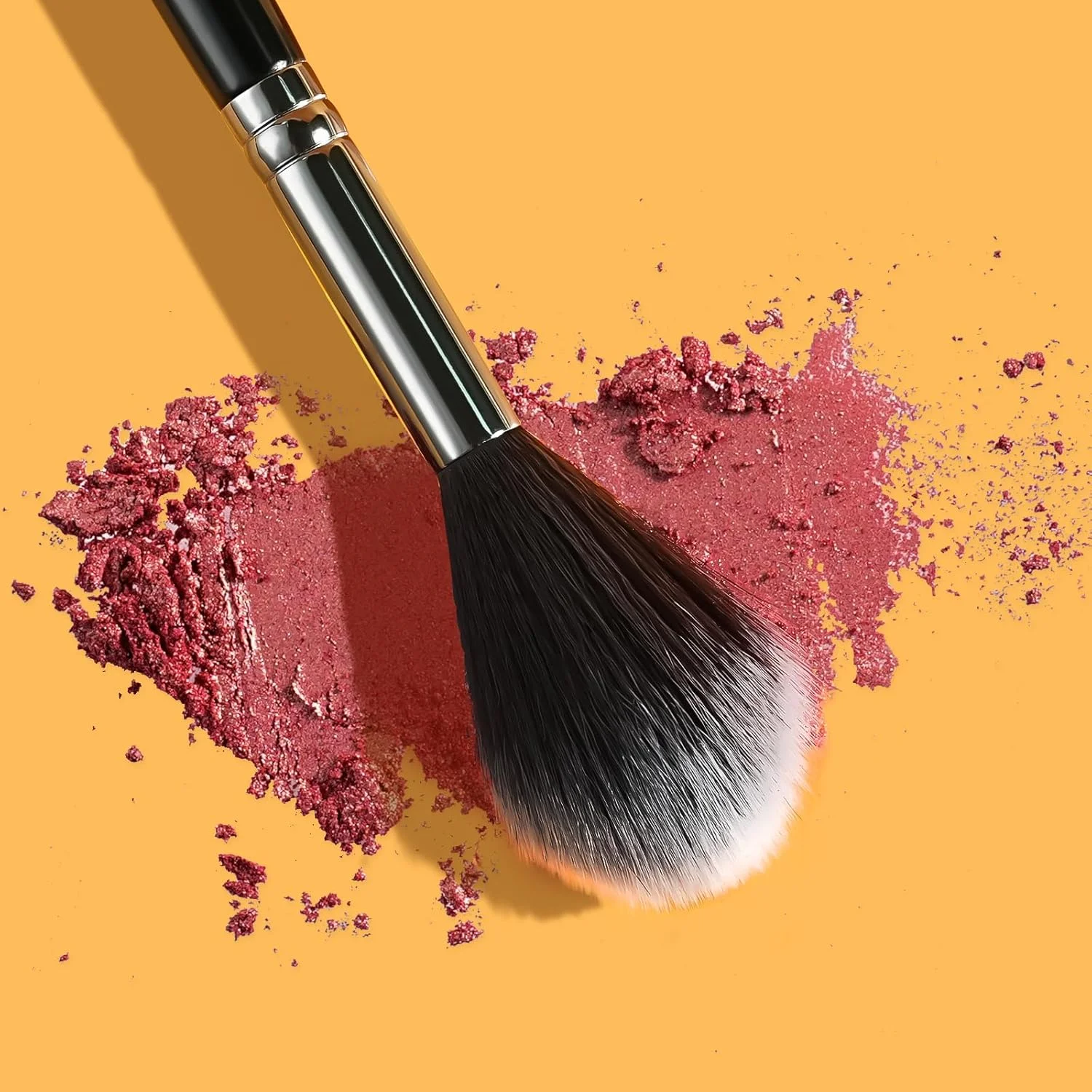 براش هایلایتر مخروطی بیلی برای آرایش، هایلایت استخوان گونه، برنزر، رژگونه، کانتور صورت، چشم ها، ابروها با کرم، پودر، لوازم آرایشی معدنی وگان - ابزار آرایش، ترکیب، براش کانتورینگ صورت براش هایلایتر مخروطی بیلی برای آرایش، هایلایت استخوان گونه، برنزر، رژگونه، کانتور صورت، چشم ها، ابروها با کرم، پودر، لوازم آرایشی معدنی وگان - ابزار آرایش، ترکیب، براش کانتورینگ صورت