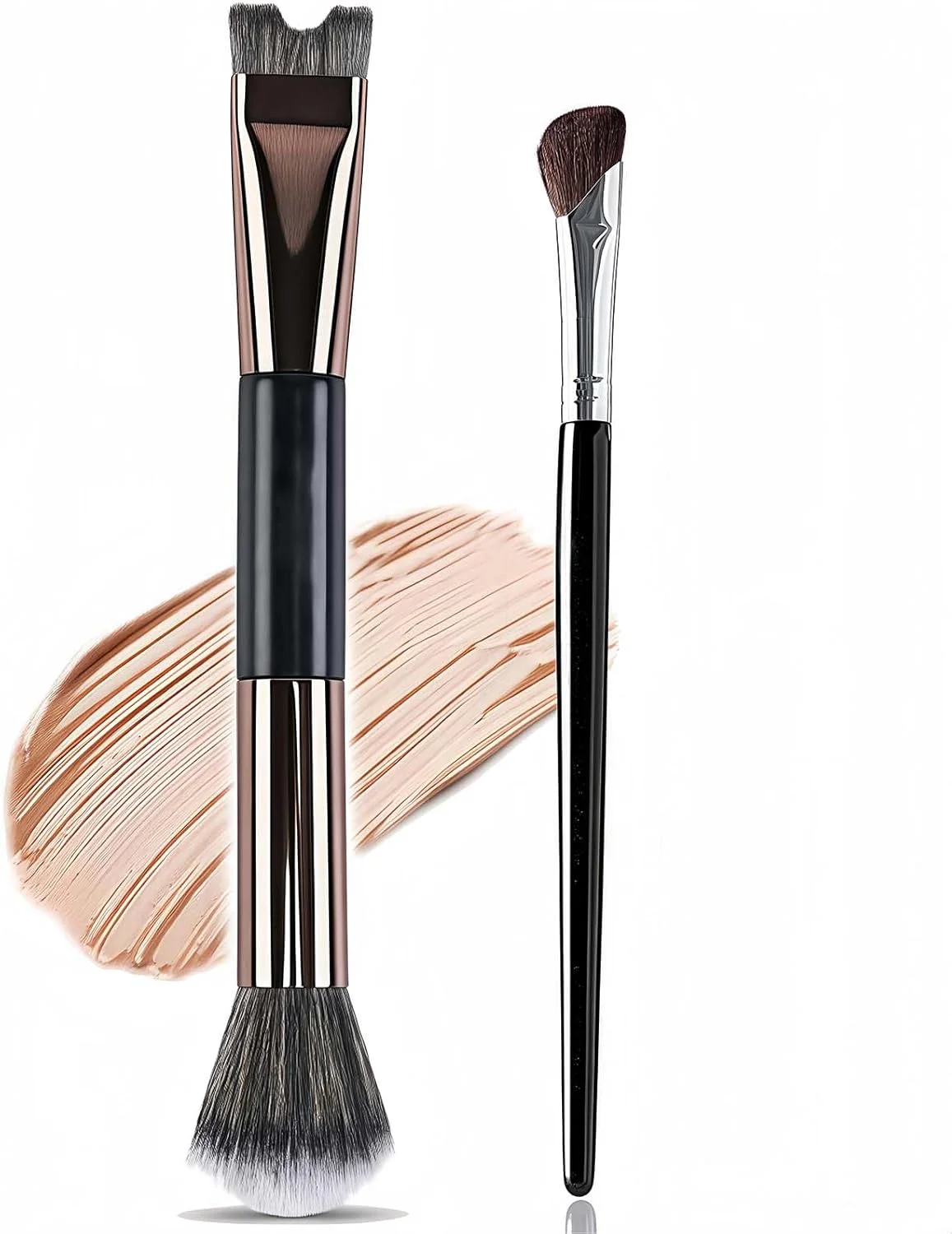 ست برس کانتور بینی 2 عددی - شامل برس U شکل 2 در 1 و برس کرکی. طراحی زاویه دار برای مشخص کردن و هایلایت کردن آسان بینی. ایده آل برای استفاده یکپارچه از آرایش ست برس کانتور بینی 2 عددی - شامل برس U شکل 2 در 1 و برس کرکی. طراحی زاویه دار برای مشخص کردن و هایلایت کردن آسان بینی. ایده آل برای استفاده یکپارچه از آرایش