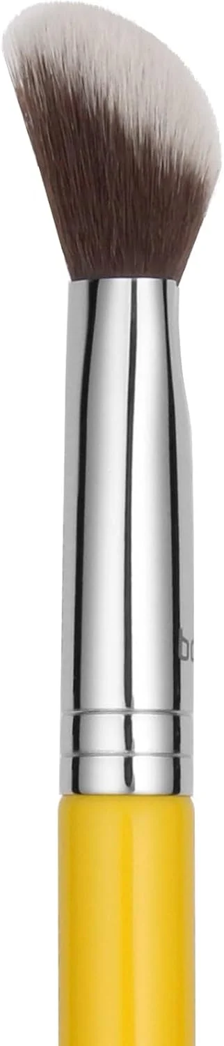 براش آرایشی حرفه ای Bdellium Tools - سری استودیو 963 BDHD Phase II xs - با الیاف مصنوعی کاملا گیاهی، برای ترکیب دقیق، هایلایت، کانتورینگ و نرم کردن (آبی، 1 عدد)