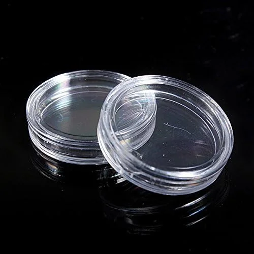 Teensery بسته 10 عددی کپسول سکه پلاستیکی شفاف گرد جعبه نگهدارنده ویترینی سکه (27 میلی متر) Teensery بسته 10 عددی کپسول سکه پلاستیکی شفاف گرد جعبه نگهدارنده ویترینی سکه (27 میلی متر)