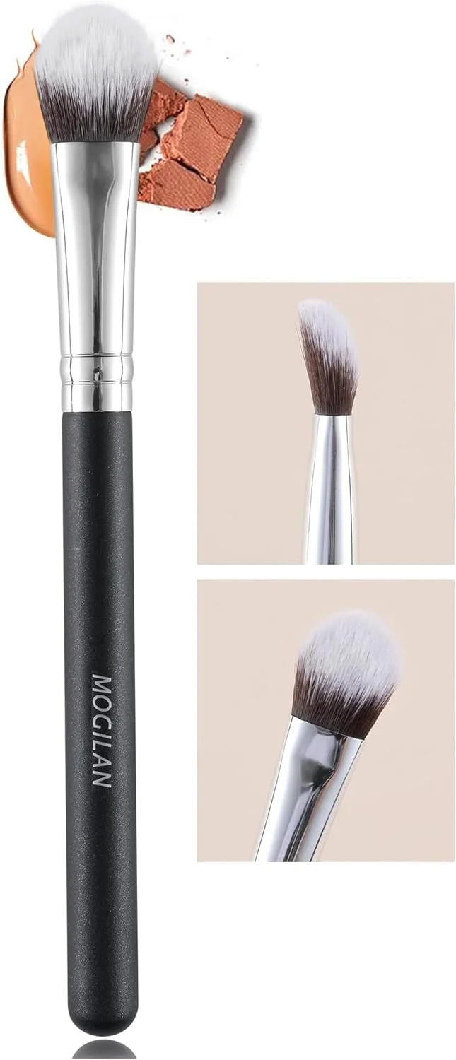 براش کانسیلر موگیلان مدل پنجه گربه، براش آرایشی نرم با موهای مصنوعی برای کانسیلر مایع، کرمی و پودری، مناسب برای ترکیب سایه چشم، پوشاندن لک ها، عیوب و حلقه های تیره، براش صورت 273 براش کانسیلر موگیلان مدل پنجه گربه، براش آرایشی نرم با موهای مصنوعی برای کانسیلر مایع، کرمی و پودری، مناسب برای ترکیب سایه چشم، پوشاندن لک ها، عیوب و حلقه های تیره، براش صورت 273