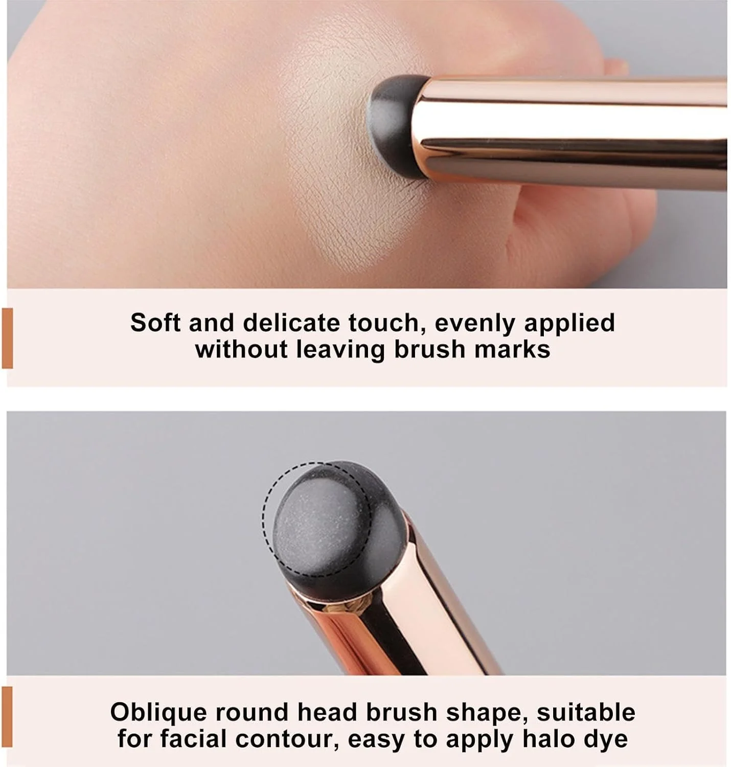 براش رژ لب - اپلیکاتور کانسیلر سیلیکونی جمع و جور، براش آرایشی چند منظوره صورت برای همسر، دوست دختر، دوست، خواهر، دختر