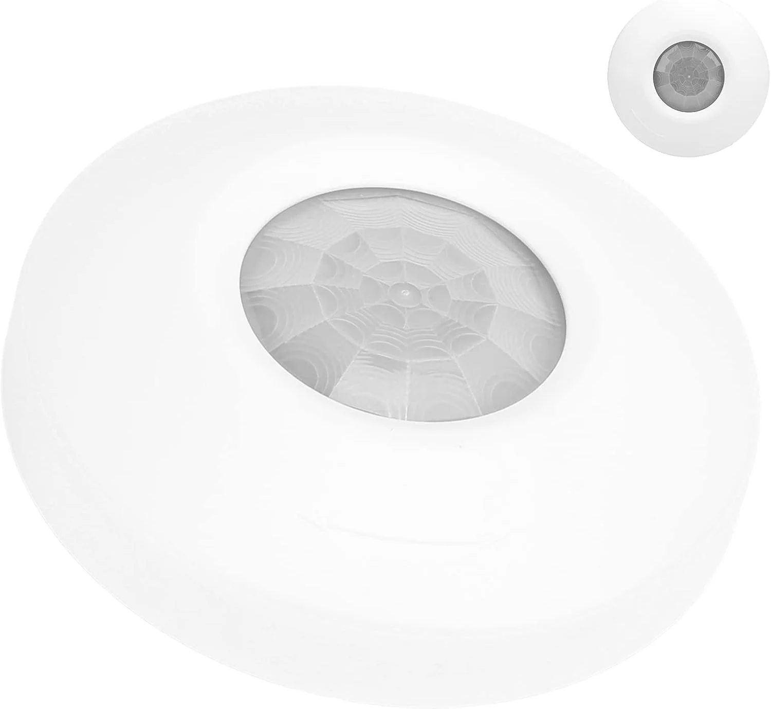 سنسور حرکتی Annadue، سیستم امنیتی آشکارساز سقفی 360 درجه 12 ولت، سیستم آلارم امنیتی برای ویلاهای کشاورزی، اتاق خواب، حمام، آشپزخانه، راهرو، پله ها