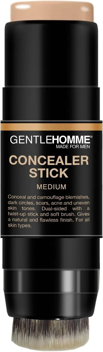 کانسیلر استیکی با برس برای آقایان - پاک کننده سیاهی دور چشم - کانسیلر چند منظوره مردانه - قلم کانسیلر دو طرفه با پوشش کامل به همراه برس نرم - آرایش با قابلیت پوشش دهی قابل تنظیم - مناسب برای انواع پوست - (متوسط) کانسیلر استیکی با برس برای آقایان - پاک کننده سیاهی دور چشم - کانسیلر چند منظوره مردانه - قلم کانسیلر دو طرفه با پوشش کامل به همراه برس نرم - آرایش با قابلیت پوشش دهی قابل تنظیم - مناسب برای انواع پوست - (متوسط)