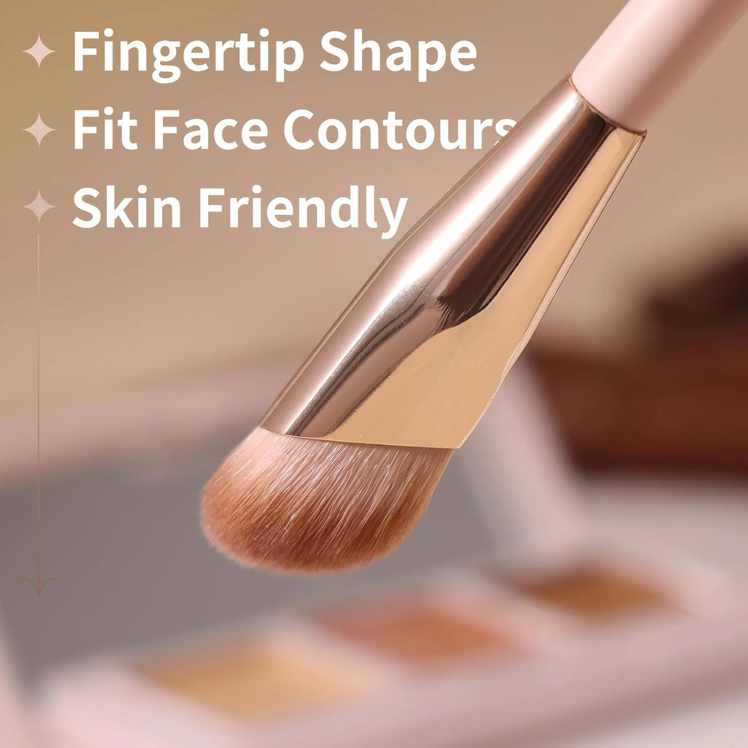 براش کانسیلر زاویه دار کوچک Albeaut برای روشن کردن زیر چشم، براش آرایشی دقیق صورت (براش کانسیلر 193 - صورتی) براش کانسیلر زاویه دار کوچک Albeaut برای روشن کردن زیر چشم، براش آرایشی دقیق صورت (براش کانسیلر 193 - صورتی)