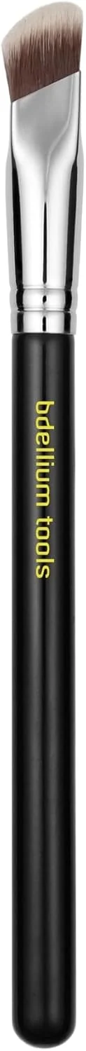 براش کانسیلر نرم مربعی Bdellium Tools سری Maestro 935 - با الیاف مصنوعی کاملا گیاهی، برای پوشش بی عیب و نقص، دقیق و پایانی درخشان و طبیعی (مشکی، 1 عدد)