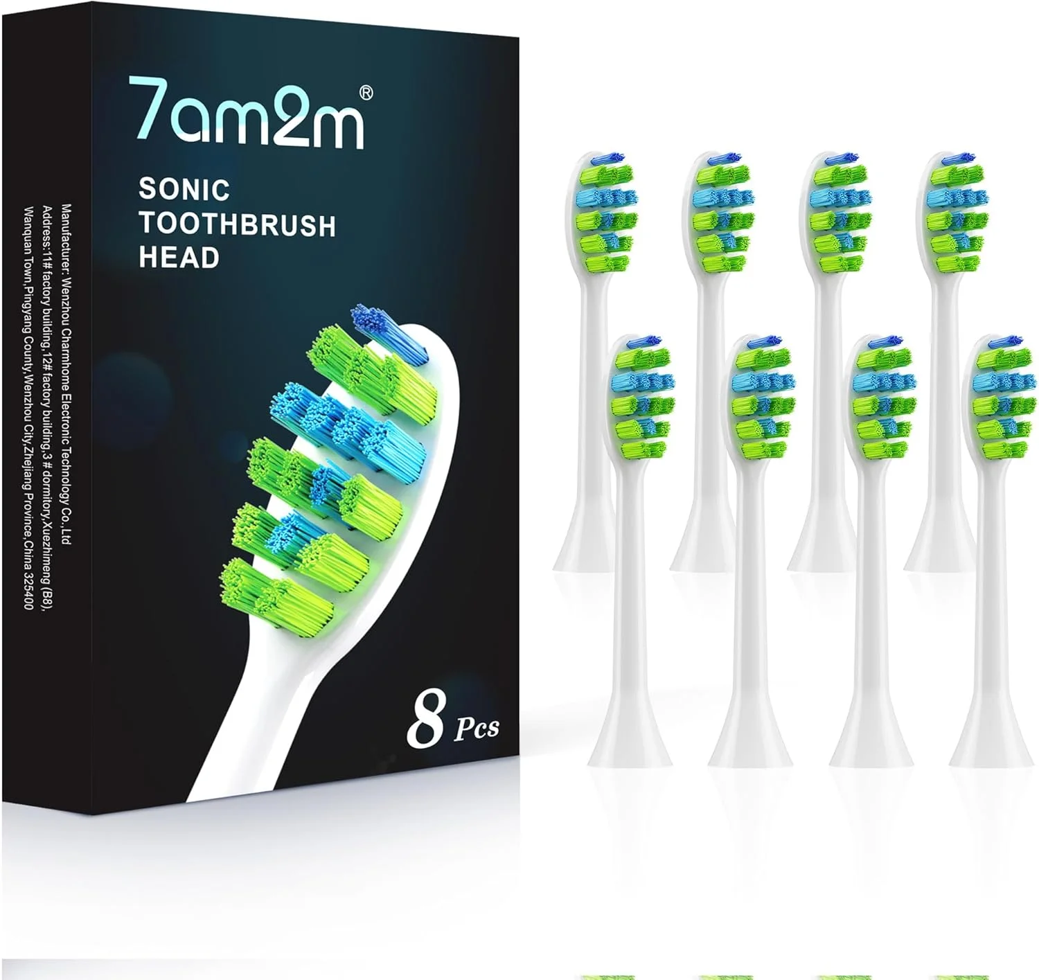 سری یدک مسواک برقی 7AM2M مدل AM100/AM105/AM111 بسته 8 عددی (سفید) - فقط برای مسواک برقی 7AM2M سری یدک مسواک برقی 7AM2M مدل AM100/AM105/AM111 بسته 8 عددی (سفید) - فقط برای مسواک برقی 7AM2M