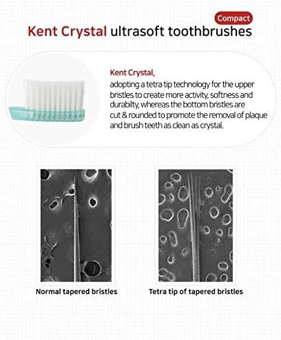 مسواک نرم کریستال کوچک کنت، پاک کننده عمیق دندان ها و لثه های حساس برای بزرگسالان و نوجوانان (سایز کوچک) - (مجموعه 5 عددی) مسواک نرم کریستال کوچک کنت، پاک کننده عمیق دندان ها و لثه های حساس برای بزرگسالان و نوجوانان (سایز کوچک) - (مجموعه 5 عددی)