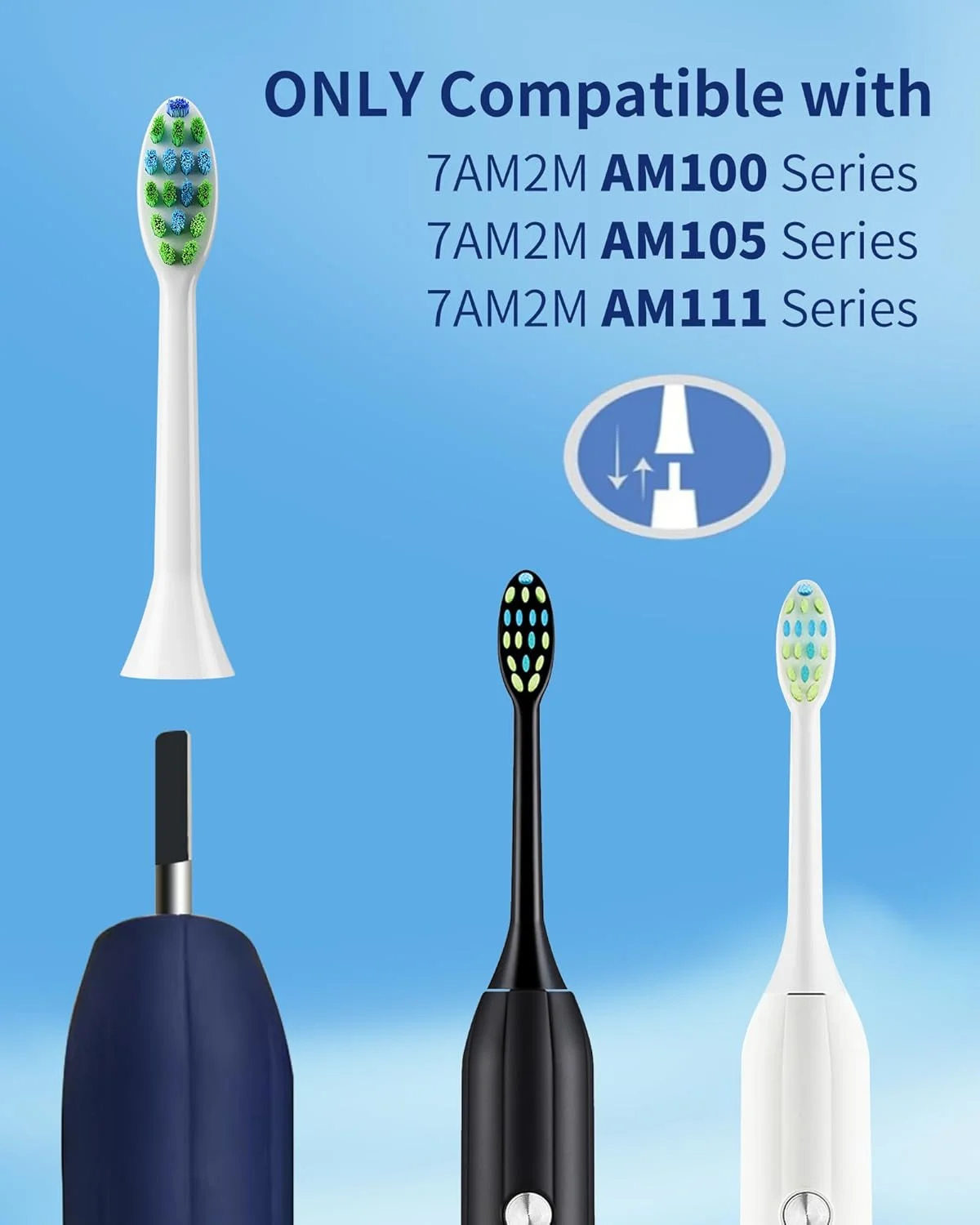 سری مسواک برقی 7am2m مدل AM101/AM105 بسته 4 عددی فقط برای مسواک برقی 7am2m سری مسواک برقی 7am2m مدل AM101/AM105 بسته 4 عددی فقط برای مسواک برقی 7am2m