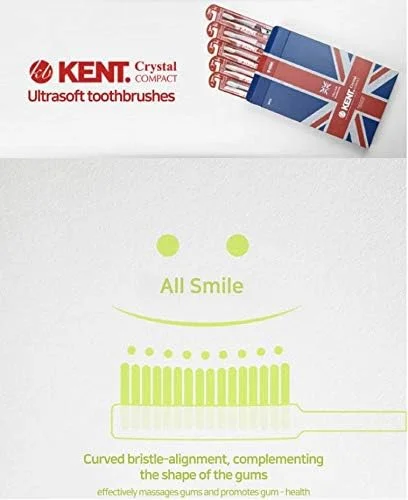 مسواک نرم کریستال کوچک کنت، پاک کننده عمیق دندان ها و لثه های حساس برای بزرگسالان و نوجوانان (سایز کوچک) - (مجموعه 5 عددی) مسواک نرم کریستال کوچک کنت، پاک کننده عمیق دندان ها و لثه های حساس برای بزرگسالان و نوجوانان (سایز کوچک) - (مجموعه 5 عددی)