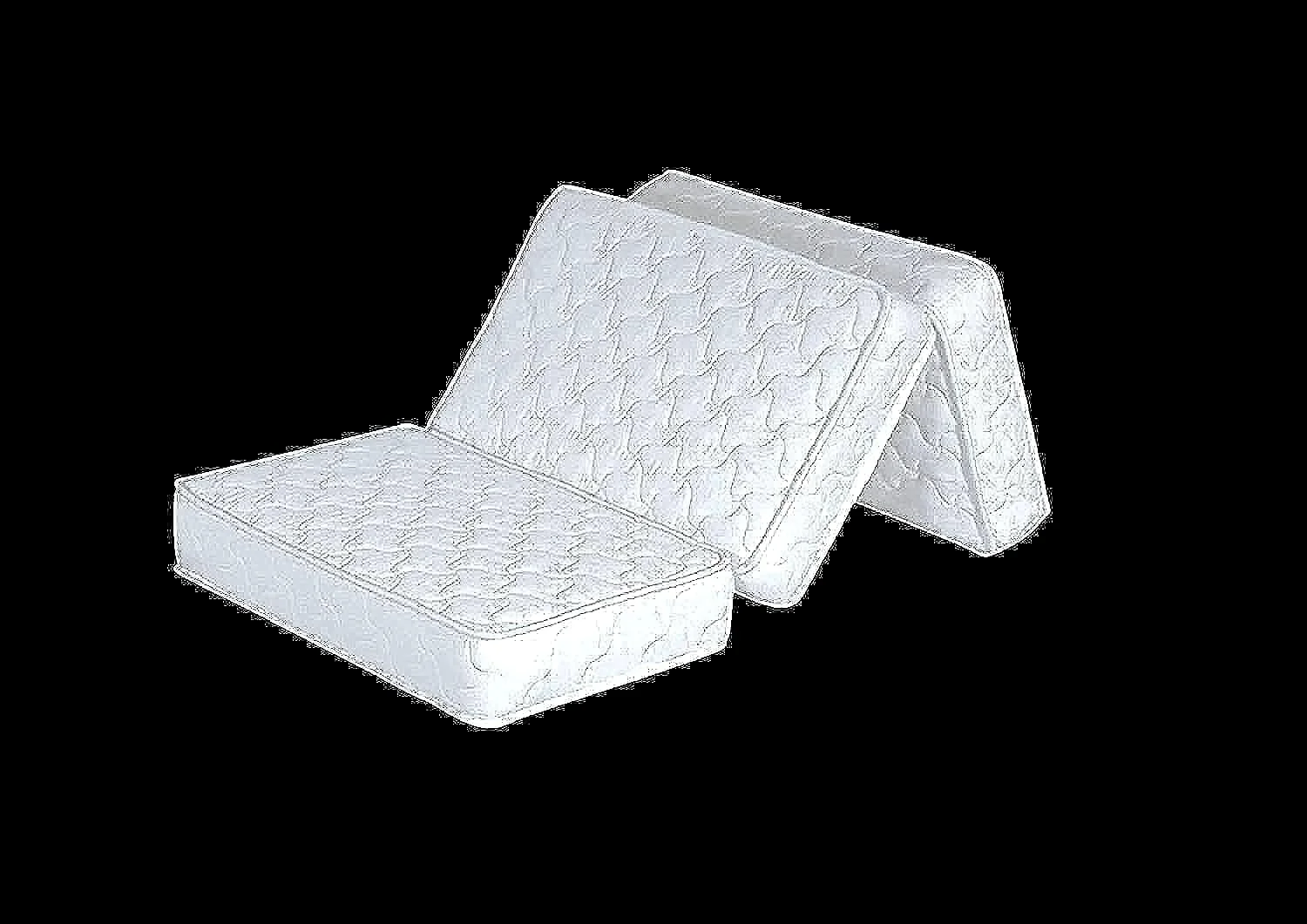 تشک تاشو سه لایه طبی سفت R2R FURNITURE سایز: 190x90x10 سانتی متر