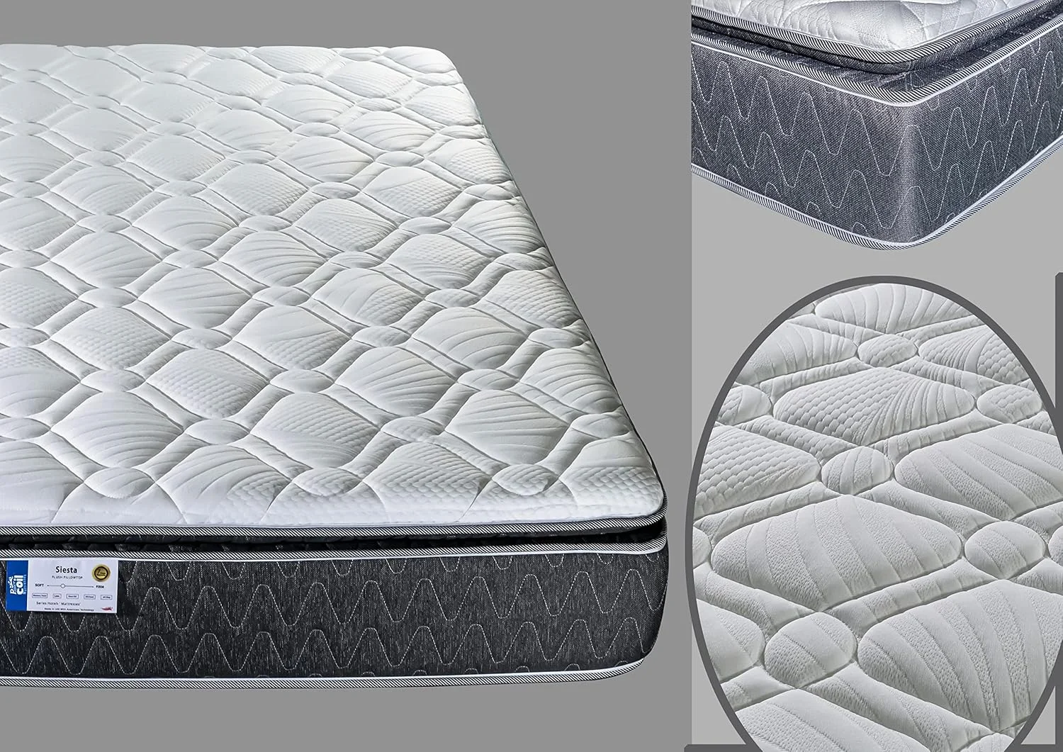 تشک فنری پاکتی سیستا با لایه اضافی نرم و لطیف، سایز 160 در 200