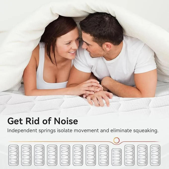 تشک فنری پاکتی سیستا با لایه اضافی نرم و لطیف، سایز 160 در 200