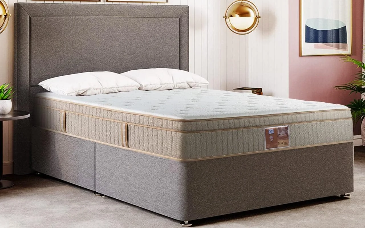 تشک روبی مدل Eco Cloud Pocket spring Latex (200, 200)