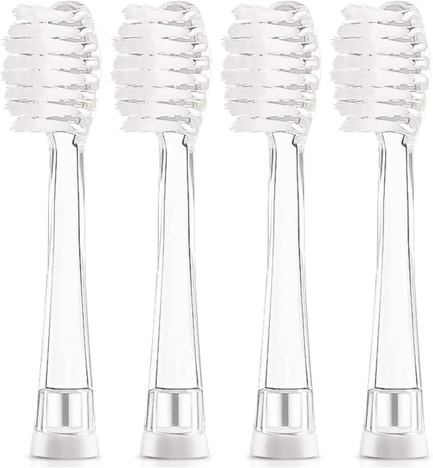 سری یدک مسواک کودکانه Seago SG977 سازگار با مسواک برقی کودک YUNCHI K3، 4 عدد در هر بسته، برس های نرم (4 عدد سری بزرگ SG977)