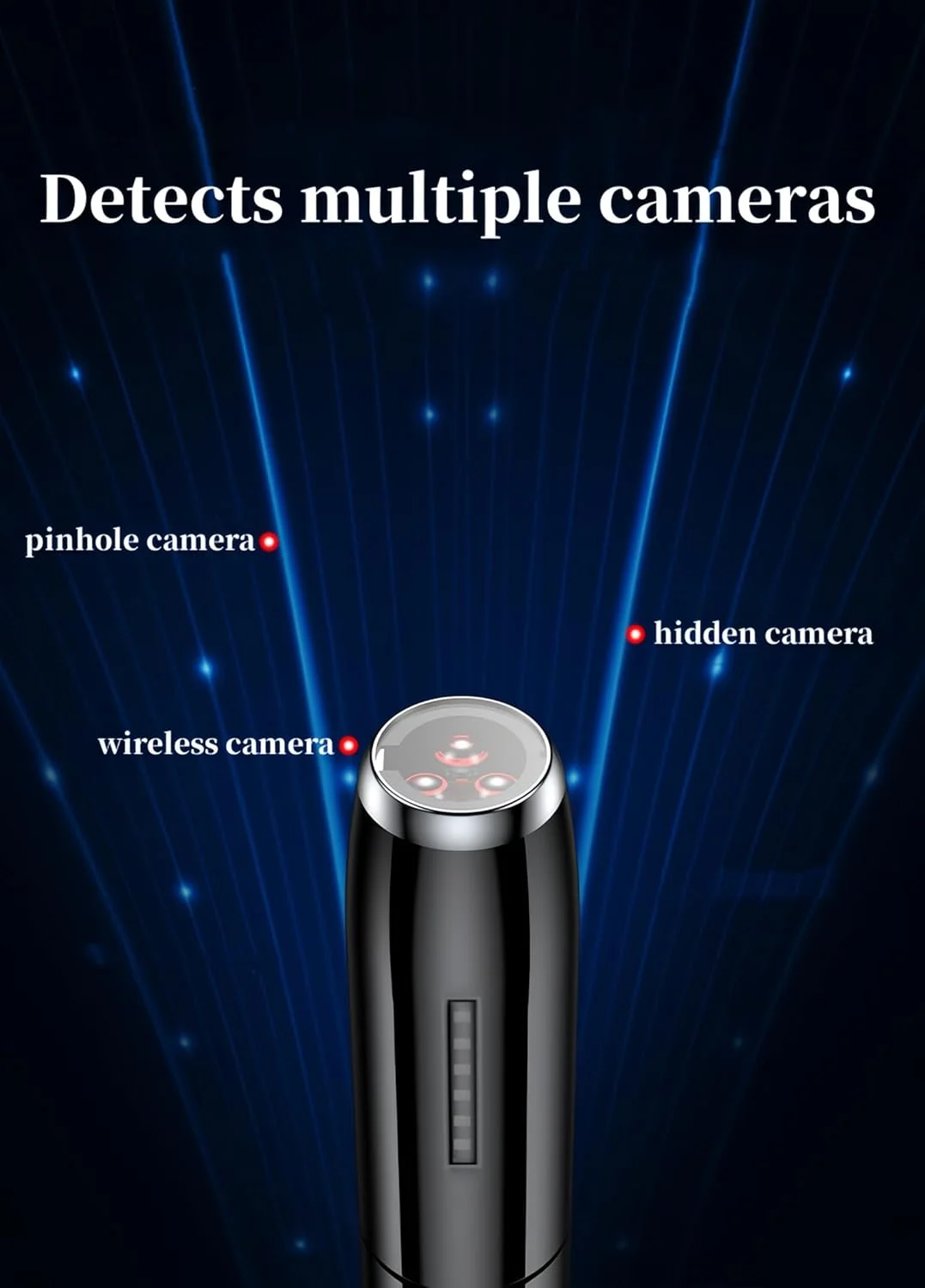 دستگاه ردیاب دوربین مخفی Lancoon، محافظ حریم خصوصی، دستگاه سیگنال بی سیم ضد جاسوسی، قلم تشخیص ردیاب اسکن برای ماشین، دفتر، خانه، مسافرت دستگاه ردیاب دوربین مخفی Lancoon، محافظ حریم خصوصی، دستگاه سیگنال بی سیم ضد جاسوسی، قلم تشخیص ردیاب اسکن برای ماشین، دفتر، خانه، مسافرت