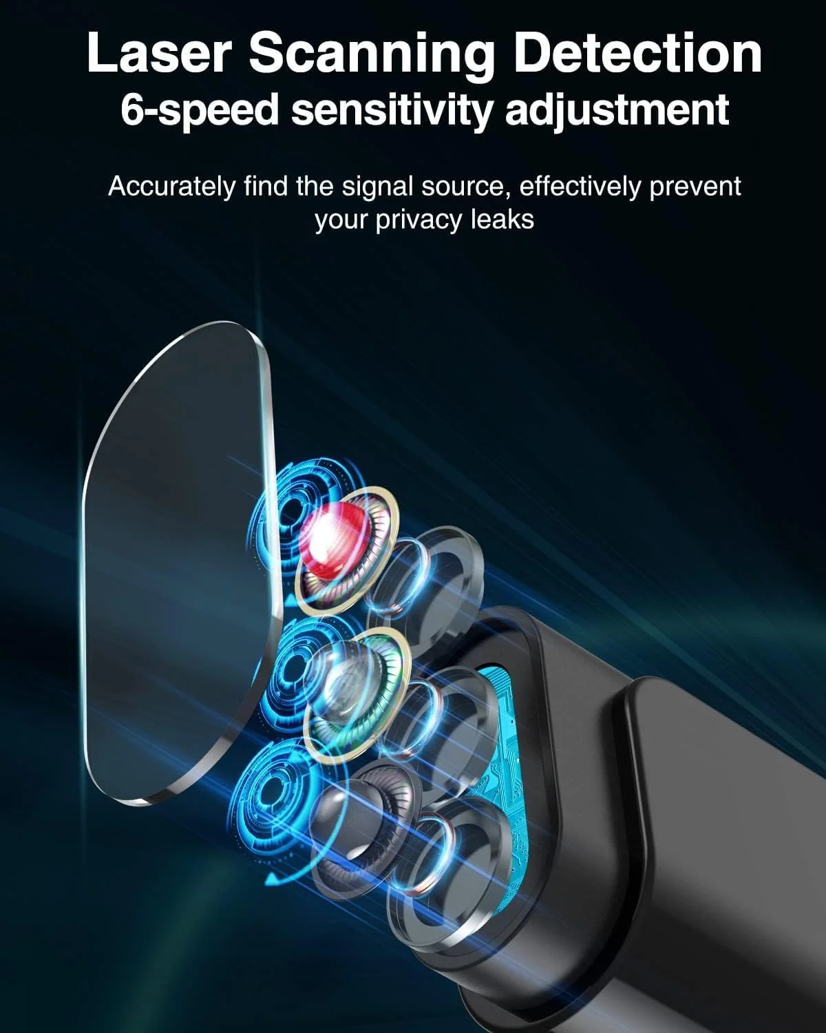 دستگاه ردیاب دوربین MAKINGTEC، ضد ردیاب حرفه ای، برای دستگاه ردیاب، قابل حمل برای ماشین، دفتر، مسافرت، ردیاب دستگاه های مخفی، برای هتل، ماشین، دفتر، مسافرت، سیگنال RF، ردیاب لیزر IR