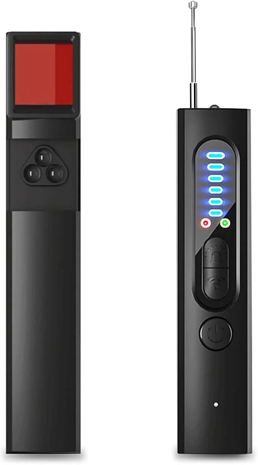 دستگاه ردیاب دوربین مخفی، ردیاب ضد جاسوسی، ردیاب شنود، ردیاب دوربین، محافظ حریم خصوصی، ردیاب GPS، ردیاب سیگنال RF، ردیاب دستگاه شنود، 5 سطح حساسیت، 4 حالت حرفه ای