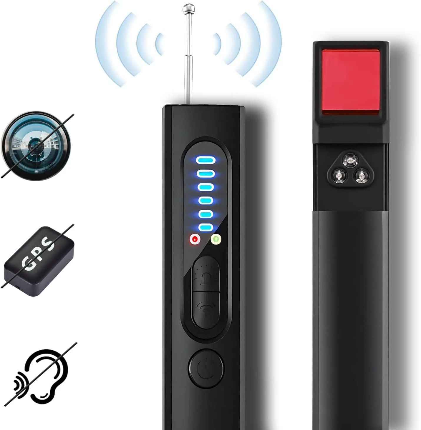 ردیاب دوربین مخفی، اسکنر و محافظ ضد باگ، ردیاب سیگنال RF و GPS، ردیاب GPS و باگ یاب برای هتل، دفتر، مسافرت و خانه