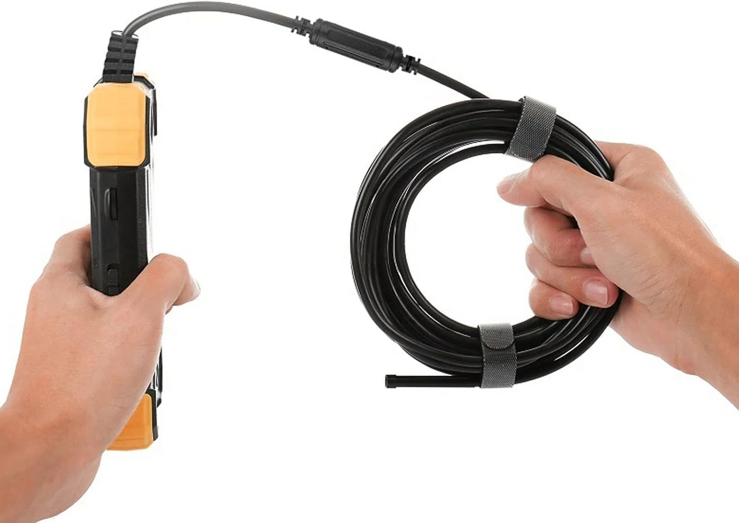 دوربین بازرسی آندوسکوپی UBEF 1080P HD، شارژ USB، آب بندی قوی، ضد خش، دارای لنز دوگانه با کابل 5 متری برای کار در زیر آب (نارنجی) دوربین بازرسی آندوسکوپی UBEF 1080P HD، شارژ USB، آب بندی قوی، ضد خش، دارای لنز دوگانه با کابل 5 متری برای کار در زیر آب (نارنجی)