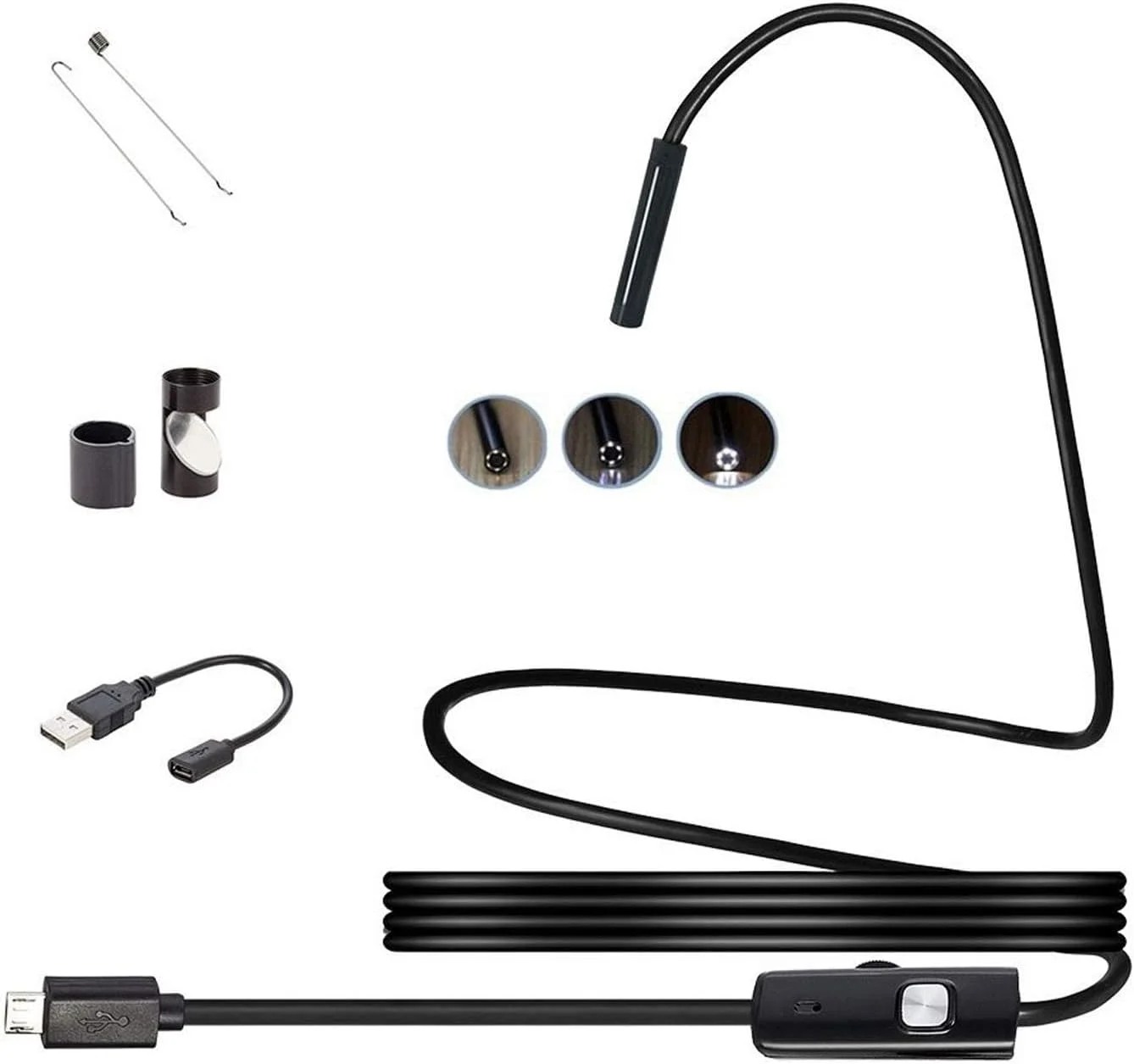 دوربین آندوسکوپی موبایل ضد آب TECHNOVIEW، مینی HD، لوله ماری، لنز 7 میلی متری، بازرسی USB، 6 LED، دوربین بروسکوپ، دوربین بازرسی برای Type-C و Android و PC USB آندوسکوپ دوربین آندوسکوپی موبایل ضد آب TECHNOVIEW، مینی HD، لوله ماری، لنز 7 میلی متری، بازرسی USB، 6 LED، دوربین بروسکوپ، دوربین بازرسی برای Type-C و Android و PC USB آندوسکوپ