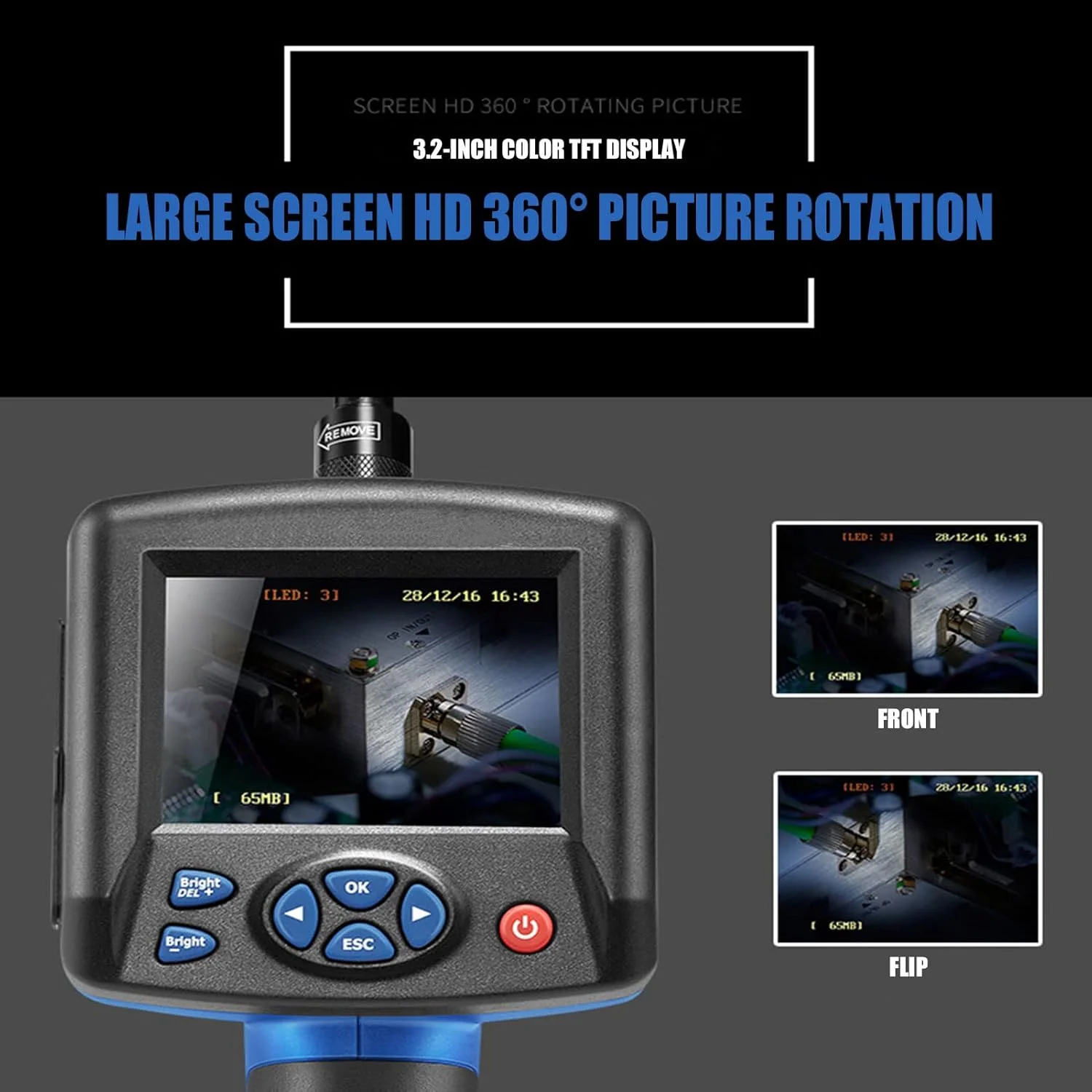 دوربین بازرسی آندوسکوپی Samnuerly با صفحه نمایش، دوربین ماری با نور، دوربین ضد آب Borescope با ابزار، دوربین میکرو جداشدنی برای لوله کشی مجرای هوا، گوشه ها و شکاف های صعب العبور دوربین بازرسی آندوسکوپی Samnuerly با صفحه نمایش، دوربین ماری با نور، دوربین ضد آب Borescope با ابزار، دوربین میکرو جداشدنی برای لوله کشی مجرای هوا، گوشه ها و شکاف های صعب العبور