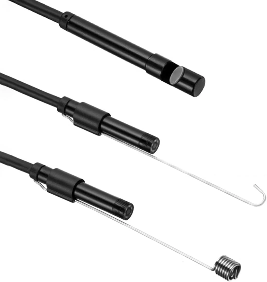 دوربین آندوسکوپی POFET، دوربین بازرسی 3 در 1 با نور، ضد آب، مشکی، 5 متر، USB، اندروید، Type-C، 480p، 640x480، 30FPS، IP67 دوربین آندوسکوپی POFET، دوربین بازرسی 3 در 1 با نور، ضد آب، مشکی، 5 متر، USB، اندروید، Type-C، 480p، 640x480، 30FPS، IP67