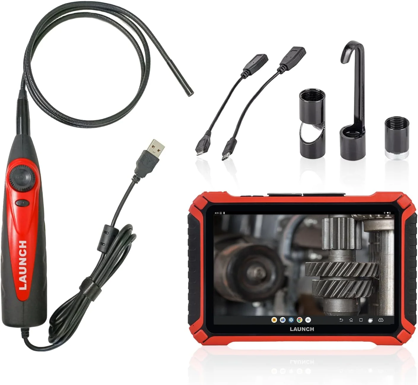 ویدئواسکوپ LAUNCH VSP-600، دوربین مار 7 میلی متری با 6 چراغ LED، بورسکوپ USB، دوربین بازرسی بورسکوپ HD ضد آب IP67، اندوسکوپ HD صنعتی برای سری X-431، تلفن همراه اندروید ویدئواسکوپ LAUNCH VSP-600، دوربین مار 7 میلی متری با 6 چراغ LED، بورسکوپ USB، دوربین بازرسی بورسکوپ HD ضد آب IP67، اندوسکوپ HD صنعتی برای سری X-431، تلفن همراه اندروید