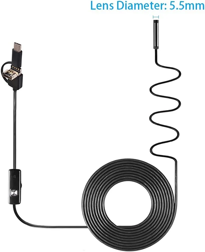 دوربین بازرسی آندوسکوپ صنعتی 3 در 1 Morelian با 6 LED داخلی ضد آب IP67 USB Type-C جایگزین آندوسکوپ برای تلفن های هوشمند اندرویدی/کامپیوتر دوربین بازرسی آندوسکوپ صنعتی 3 در 1 Morelian با 6 LED داخلی ضد آب IP67 USB Type-C جایگزین آندوسکوپ برای تلفن های هوشمند اندرویدی/کامپیوتر